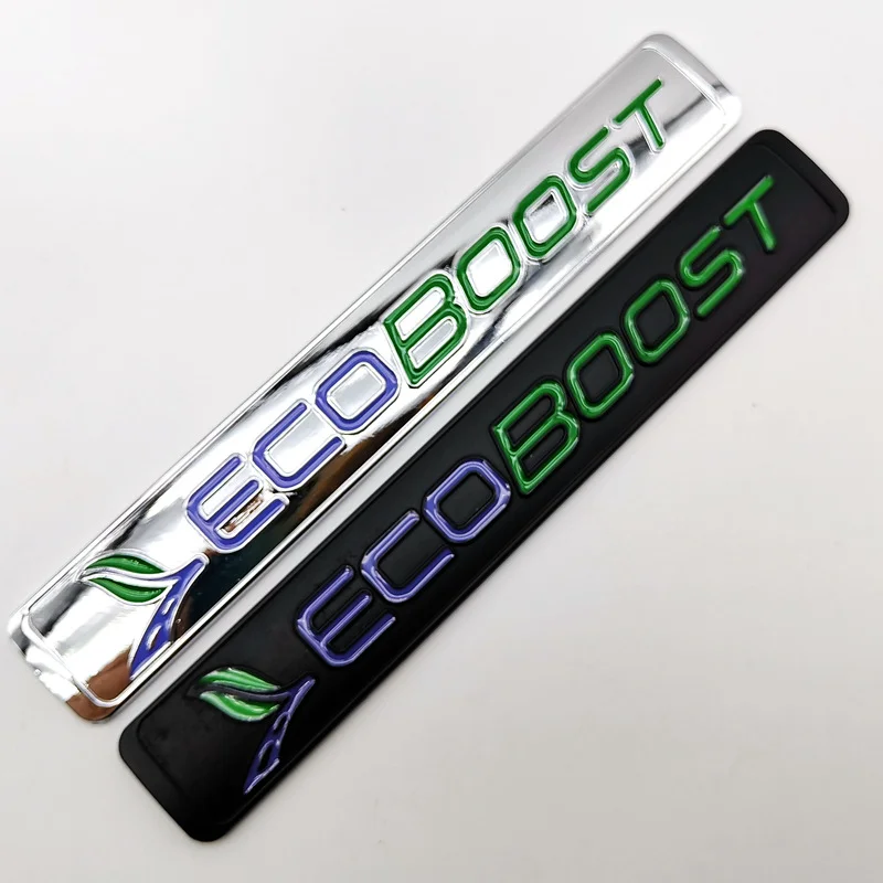 ECOBOOST logo emblem car stickers for Ford focus new energy series refit accessories ECO BOOST rear trunk label decorate