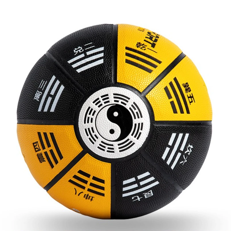 الحجم الرسمي 7 كرة السلة العنصر الصيني التقليدي PU داخلي وخارجي المنافسة التدريب كرة السلة هدية عيد الميلاد