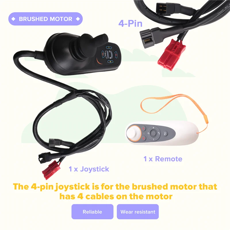 Sterownik joysticka AA-Max 45A prąd 24V z podwójnym napędem, silnikiem szczotkowym, funkcją jazdy do przodu i do tyłu, do wewnętrznych elektrycznych wózków inwalidzkich i rowerów elektrycznych.