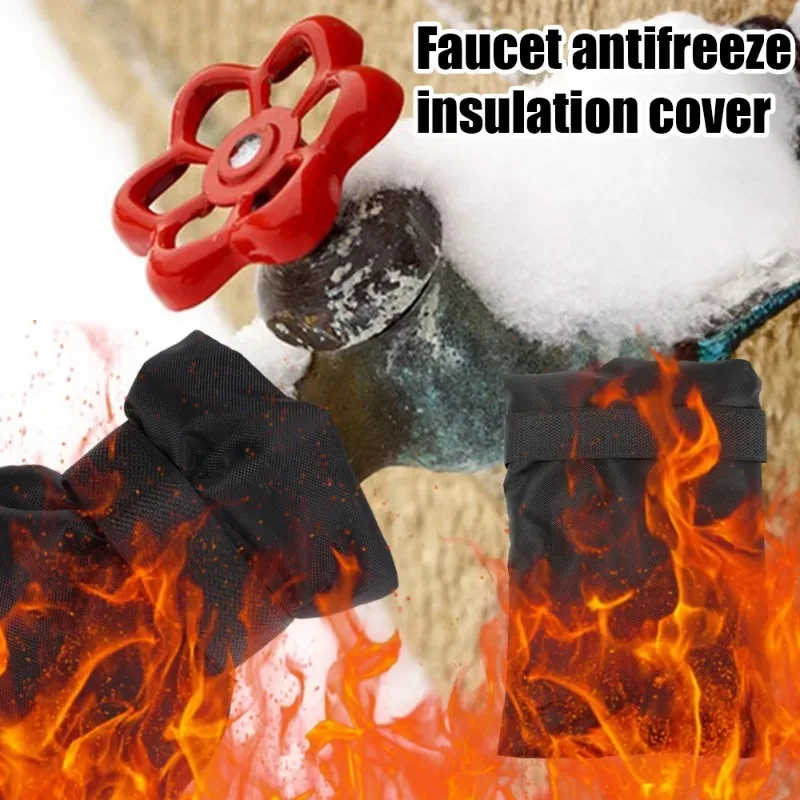 Anti-Freeze Faucet Protection Cover, Outdoor Frost Cover, reutilizável Tap Protector, Inverno, 1 pc, 5pcs