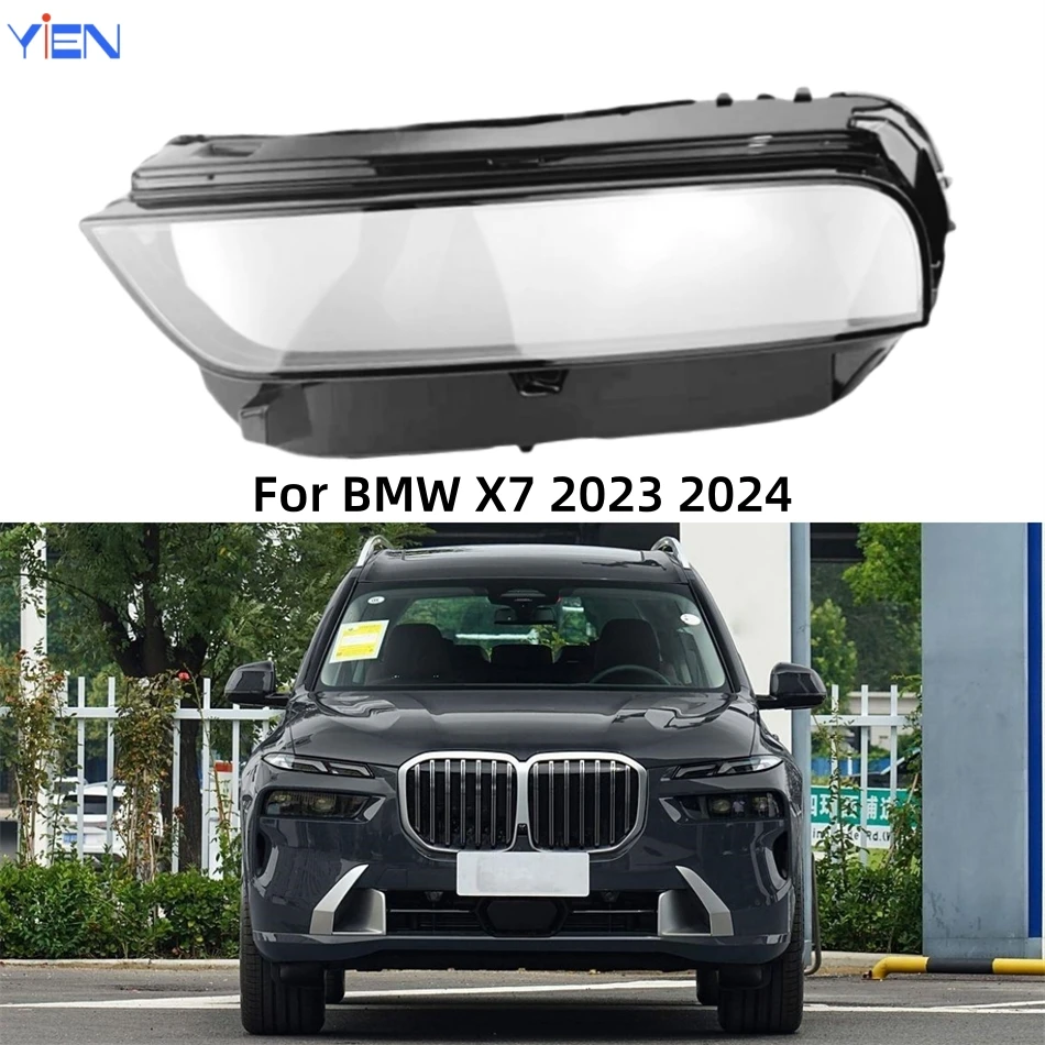

For BMW X7 G07 X7M 2023 2024 Automotive Parts and Accessories Front Headlight Cover Glass replacement