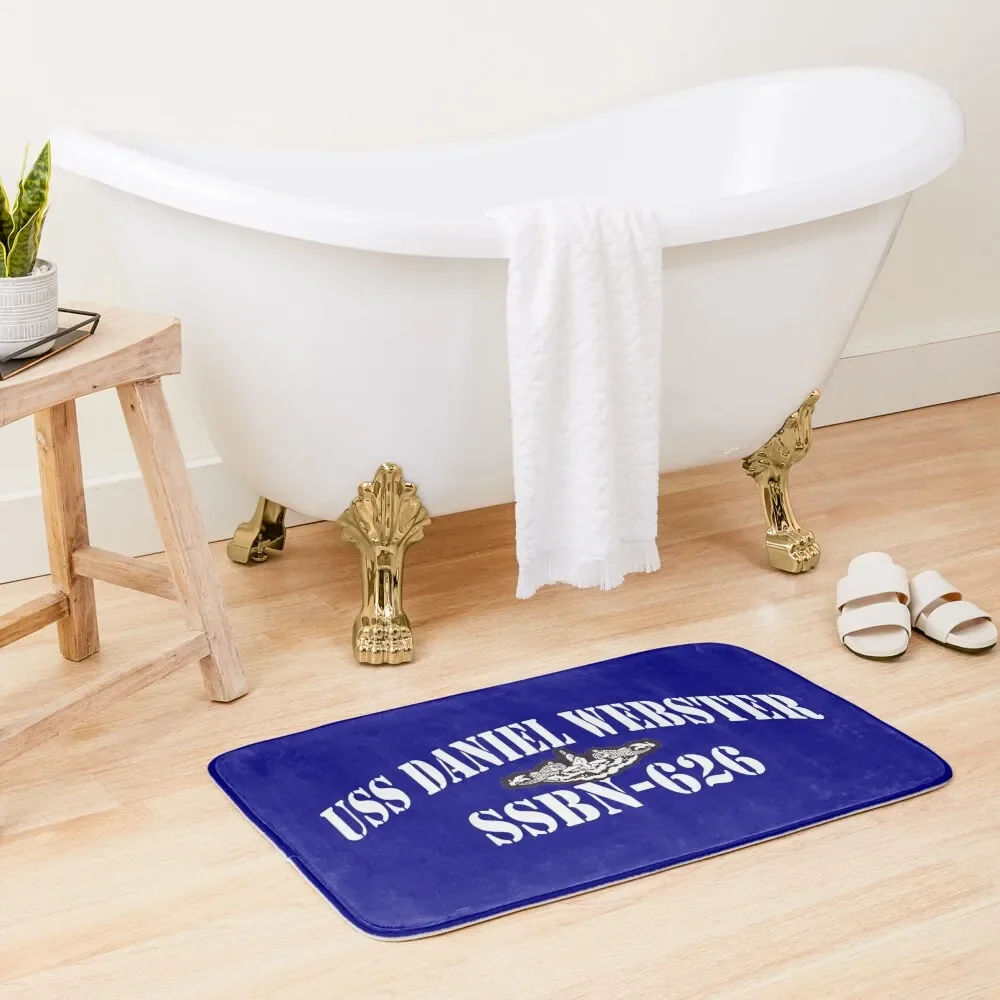 

USS DANIEL WEBSTER (SSBN-626) SHIP'S STORE Bath Mat Waterproof Bathroom Rugs Bathroom Accessory Bathroom Foot Mat