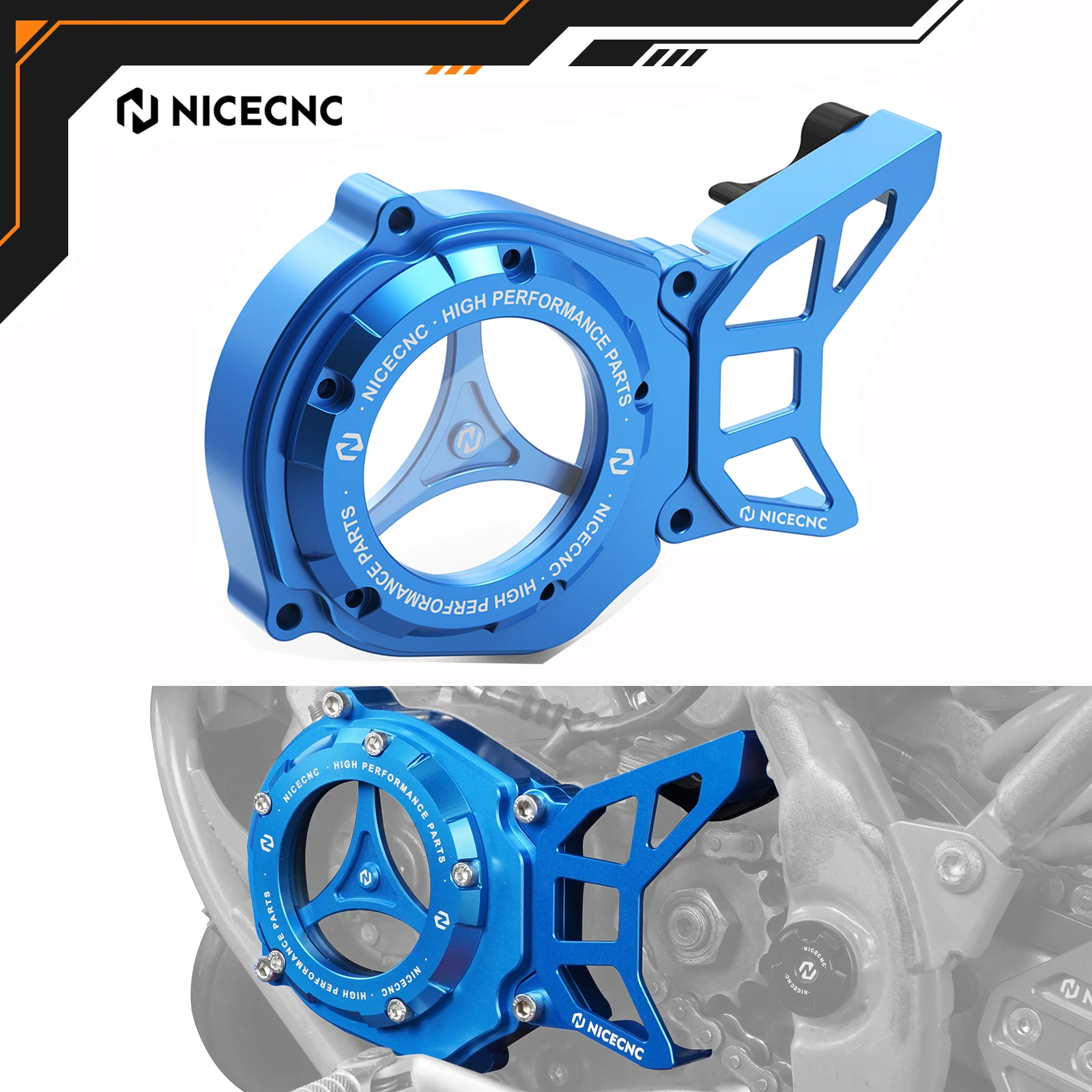 

For YAMAHA YZ85 YZ 85 2002-2023 2022 2021 2020 YZ80 1993-2001 YZ65 2018-2023 NICECNC Sprocket Cover Motor Cover Kit Accessories