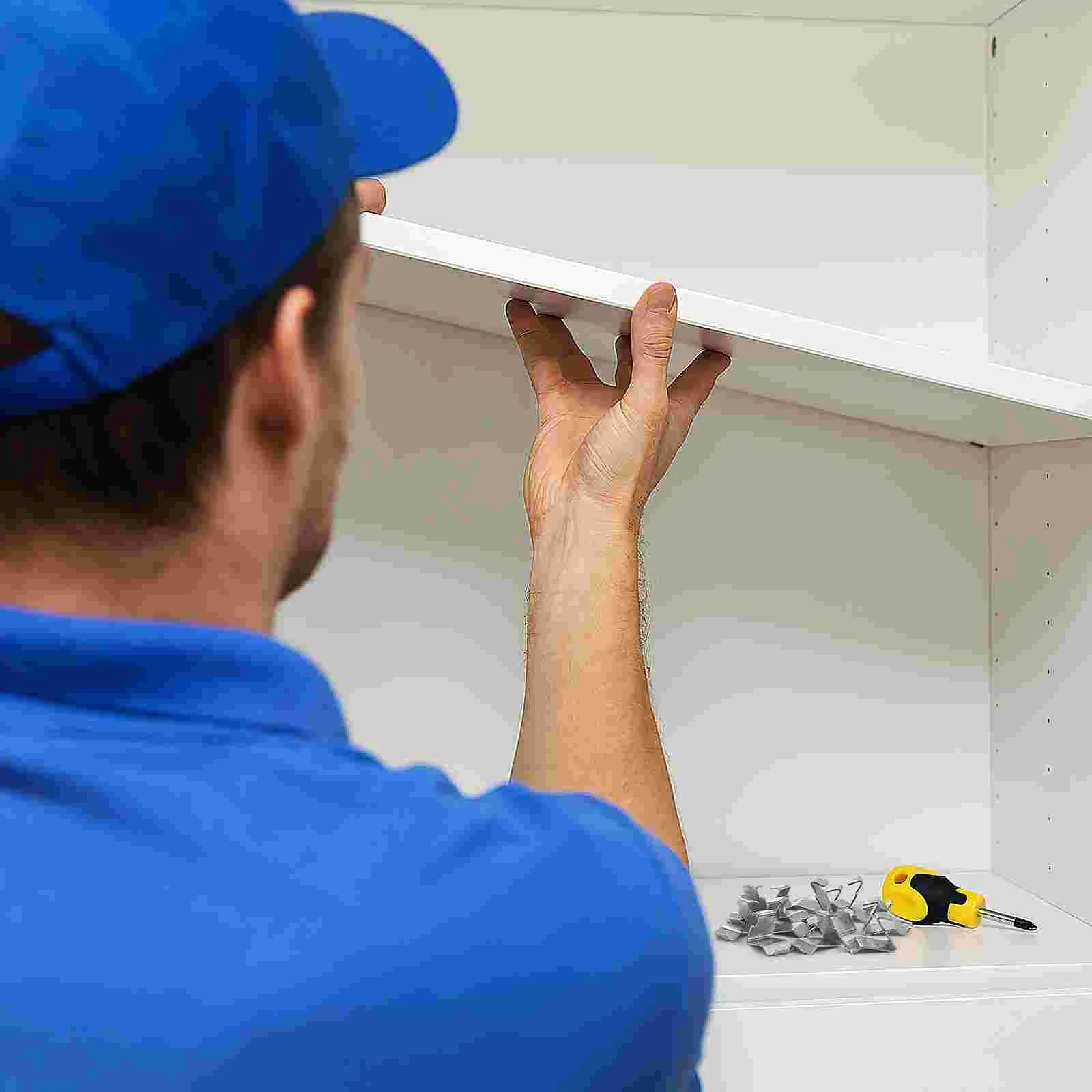 Lemari File Aksesoris Rak Penyimpanan Rak Tugas Berat Klip Rak Kawat Besi