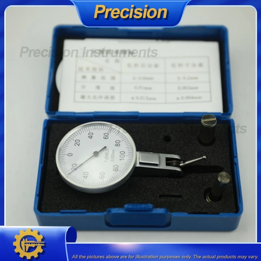 2026 Comparatore meccanico di precisione con design resistente agli urti 0-0,8 mm per strumenti di misurazione industriale