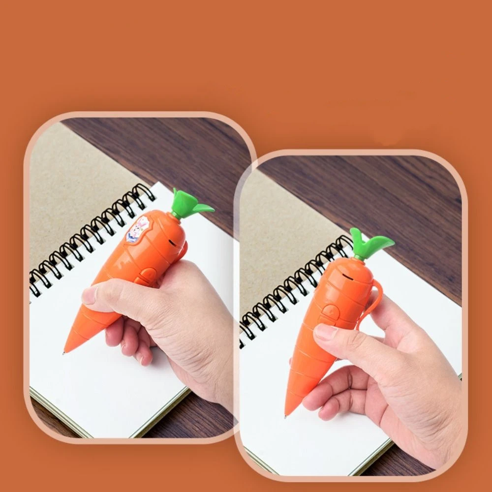 Carrot Eggplant Funny Voice Recorder Pen Corn Cactus Novelty Cute Ballpoint Pen 2 in 1 Write Graffiti 60S Sound Recorder Gift