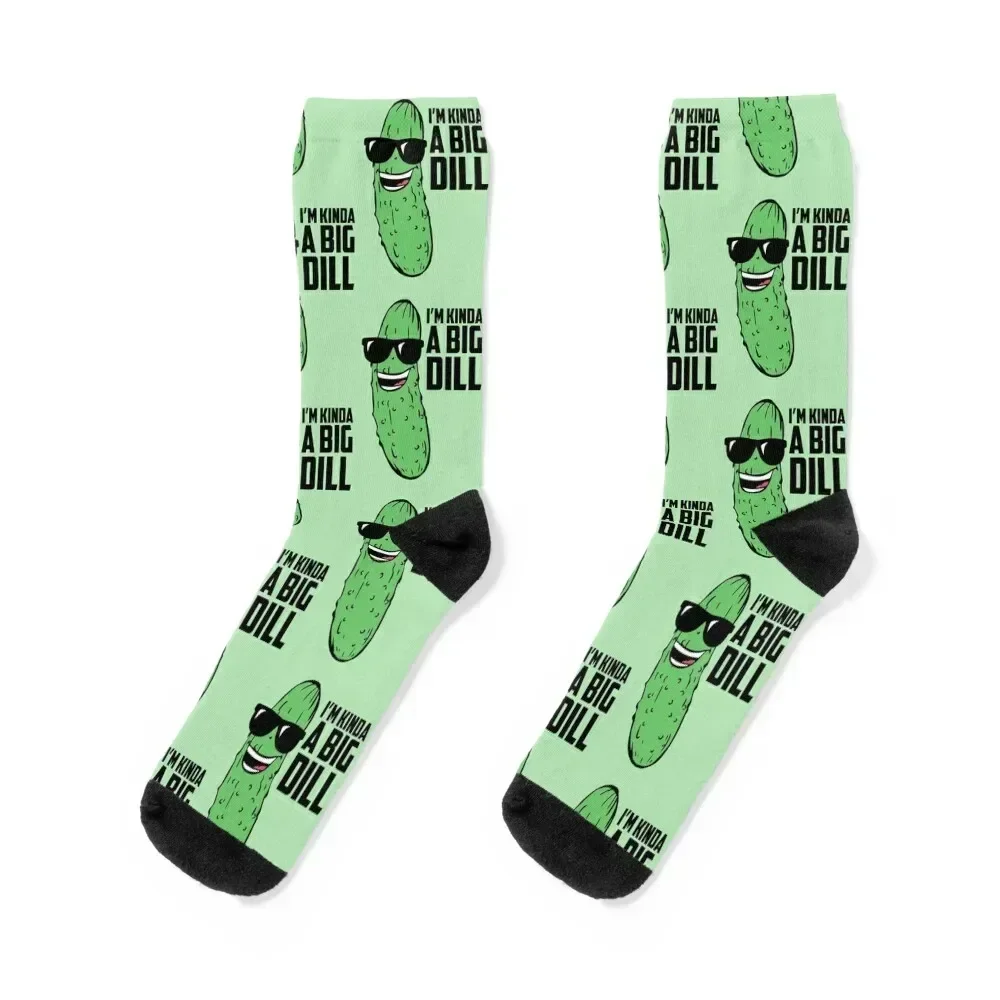 

Im Kinda a Big Dill Socks crazy designer brand men cotton high quality Hiking boots Male Socks Women's