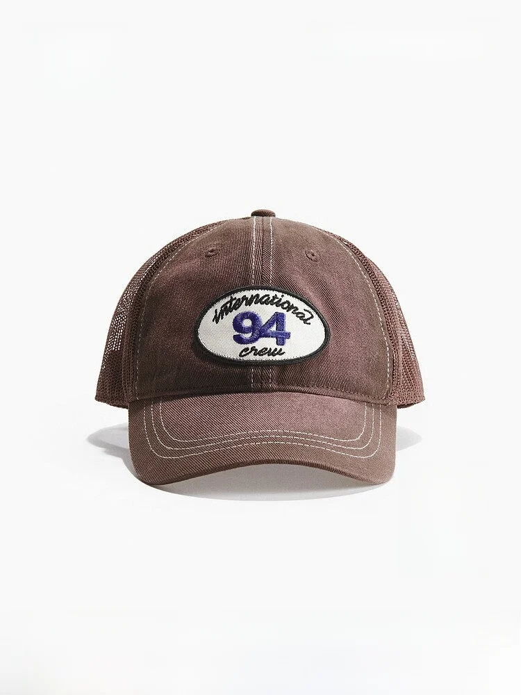 

Men's Truck Driver Hat Summer New Design Cotton Bendable Brim Cap Unisex Four Seasons Universal H&M Brand 1324863
