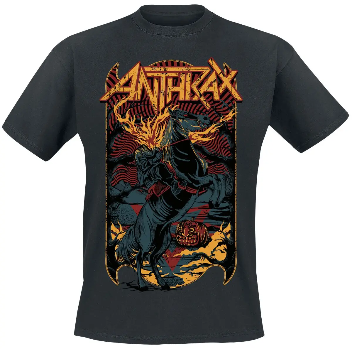 Anthrax T-Shirt Men Women Metal Rock Band Graphic Tee Cotton Summer Streetwear Top