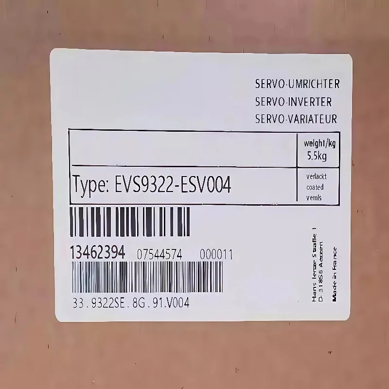 EVS9325-ESV004 7.5KW 400V Servo Drive with PROFINET for CNC &   ics, 3-Phase Input