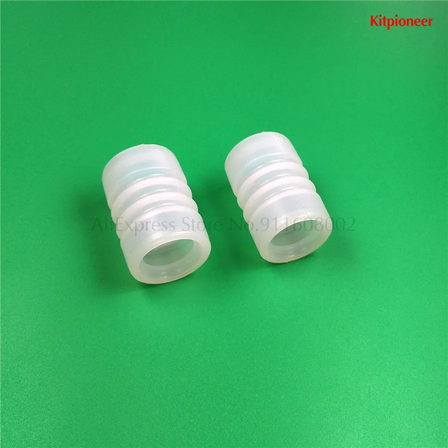 2 قطع المموج أنابيب الختم سيليكون كم حلقات من قطع غيار قضيب التحريك BQL لينة خدمة آلات الآيس كريم الملحقات