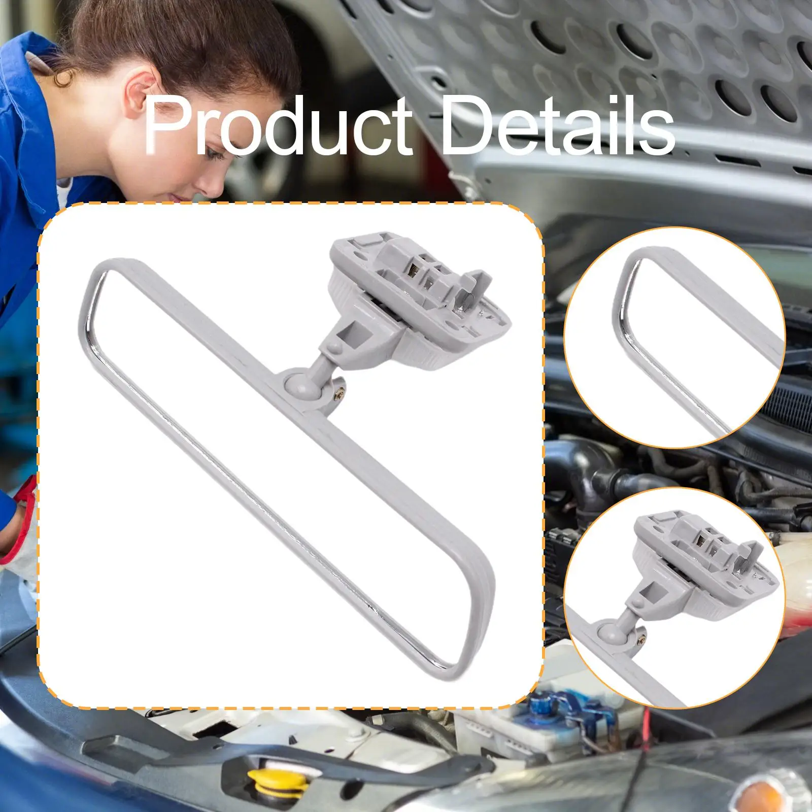 Inside Rear View Mirror Spare Part, Center Mirror Repair Parts for Toyota Rn8 Automobile Truck Accs