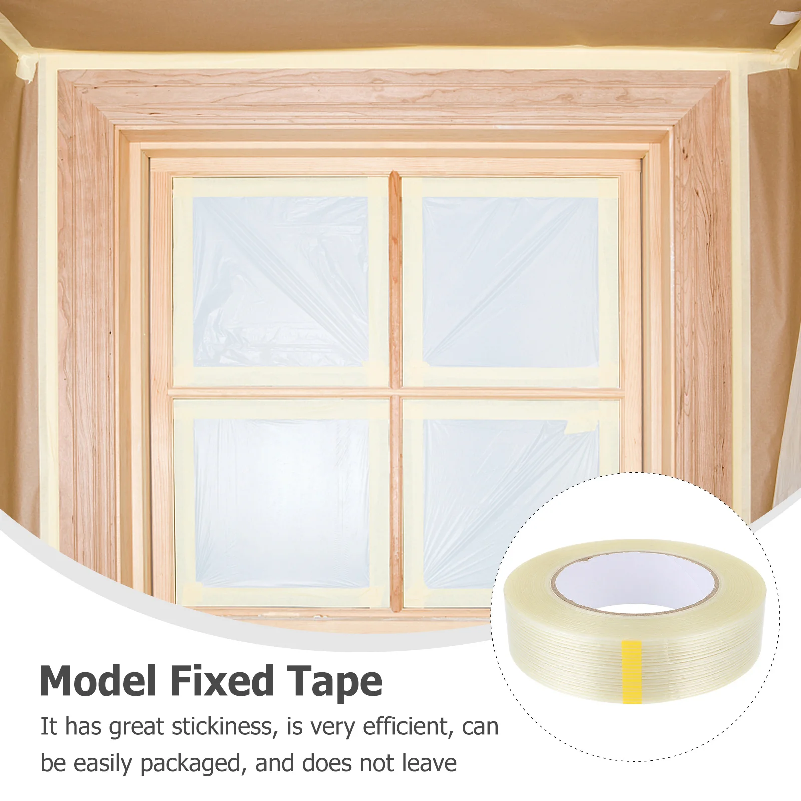 

Fiberglass Tear Resistant Glass Fiber Packaging Tape For Box Reinforcement Bundling Fixing Waterproof Self Adhesive Strapping