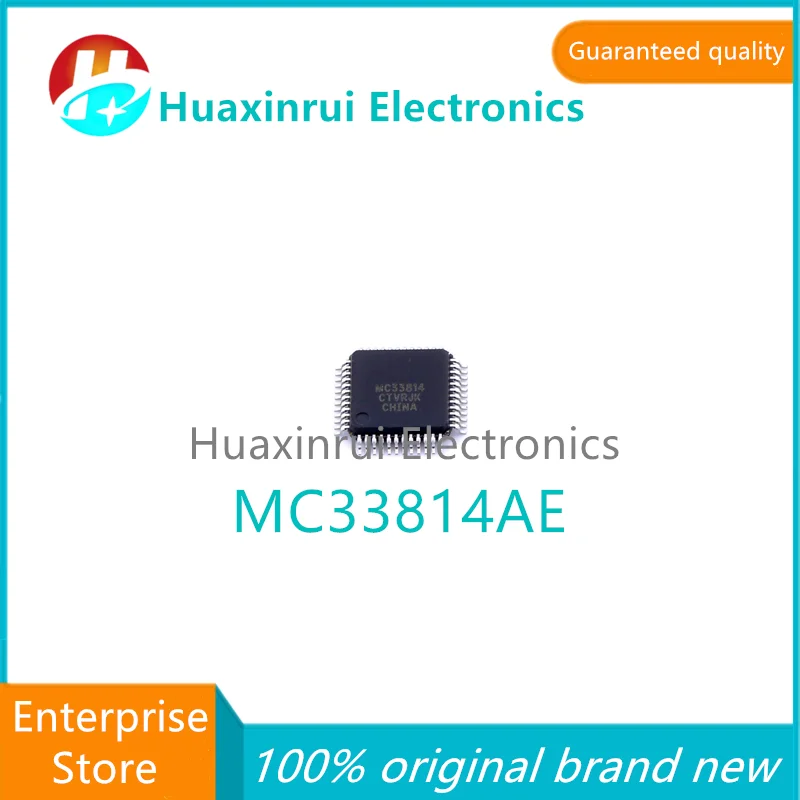 

MC33814AE LQFP-48 100% Новый оригинальный Шелковый экран MC33814 профессиональное управление питанием (PMIC) MC33814AE