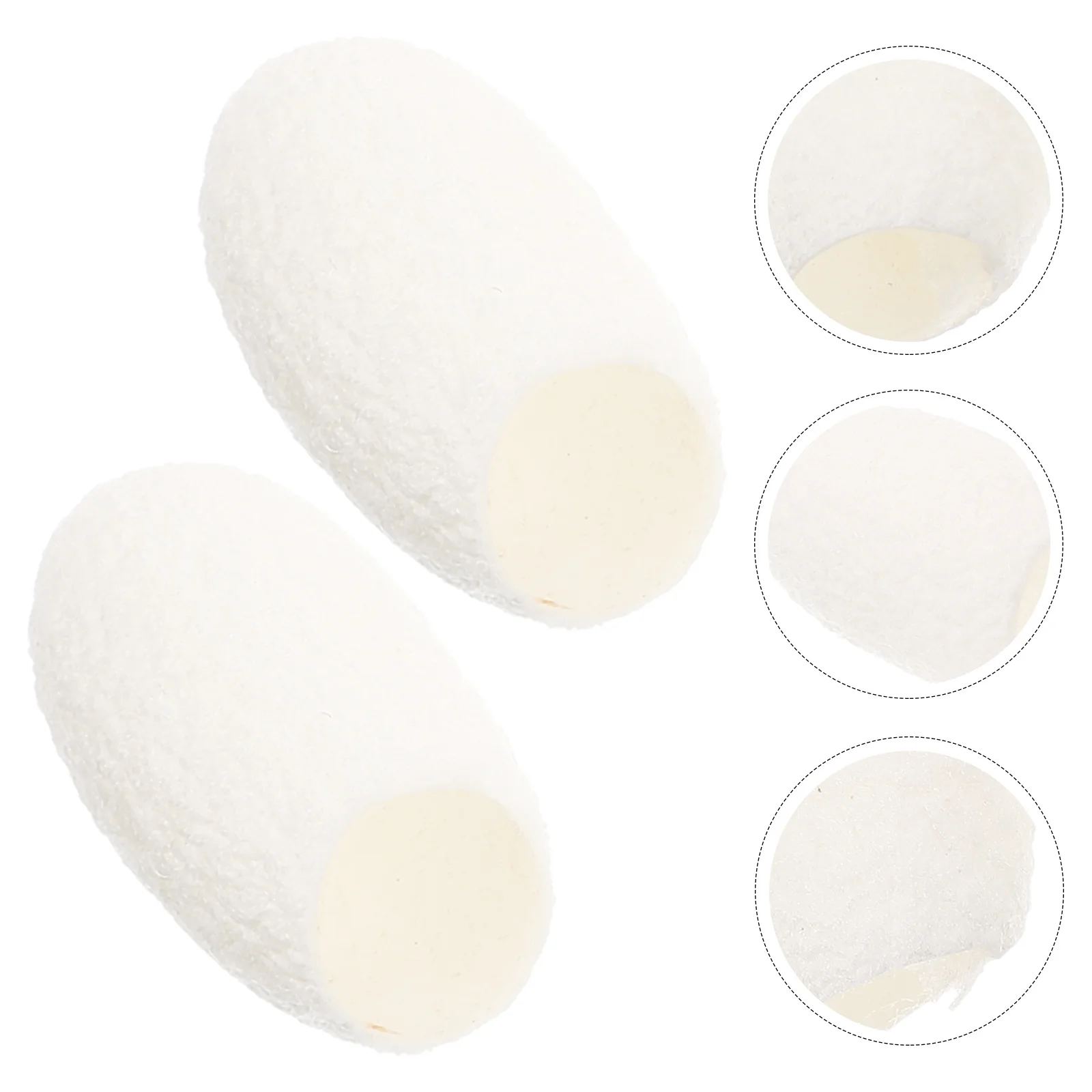 

60Pcs Facial Cleaning Ball Natural Silk Exfoliating Face Cleaner Gentle Deep Skin Safe Beauty Tool