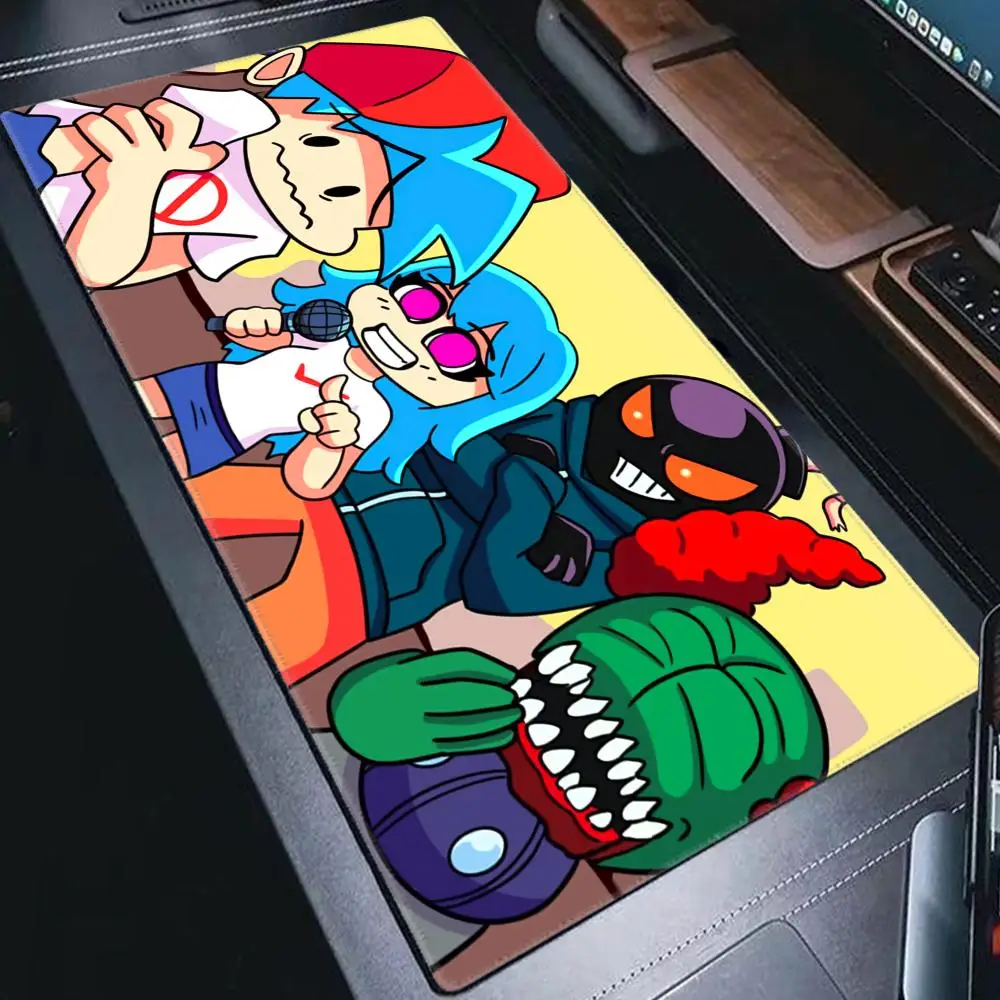 

Large Mouse Pad XXL Gaming Accessories Office Gamer Keyboard Desk Mat Non-Slip Laptop Hot Games Friday Night Funkin FNF Mousepad