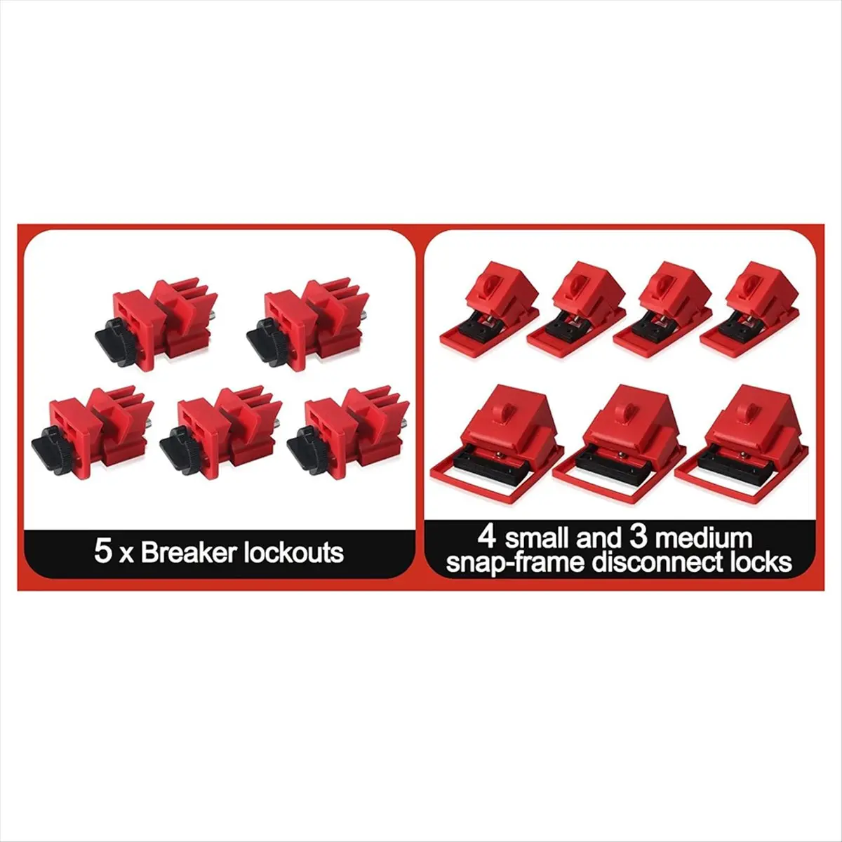 TOP RATED~Lockout Tagout Kit Lock Out Tag Out Kits Electrical Lockout Kit,Electrical Lockout Tagout Kit Industrial Tagout Kit