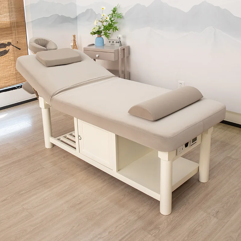 

Спа-косметолог, массажные кровати, латексные кровати для чистки ушей, массажные кровати для лица, регулируемая мебель из искусственной кожи, Mesa De Massagem MHAMC