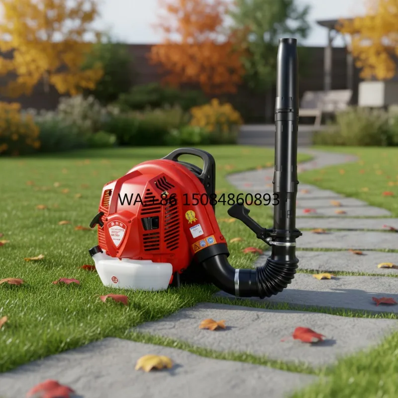 4-Stroke Backpack Leaf Blower, Industrial Grade 3.8kW Power for Agricultural Garden Snow Blowing and Leaf Cleaning Tasks