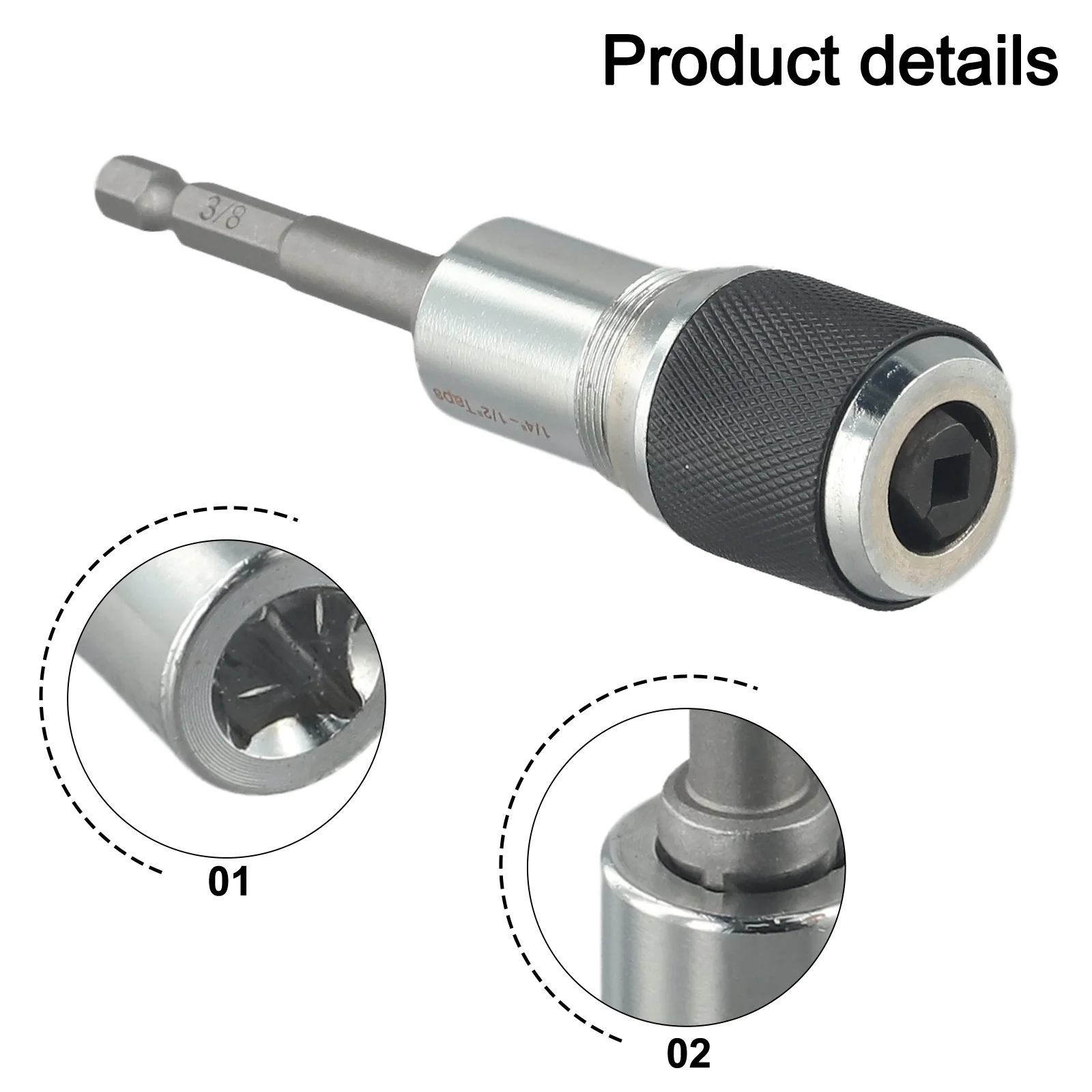 Bolzenextraktion Tight Space Tap Extractor Tool Sockeladapter Haltbarkeit Einfache Identifikation Werkzeugkompatibilität