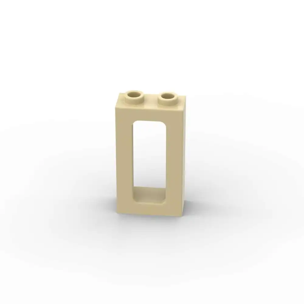 Moc 10 pçs parte tijolos 4035 janela 1x2x3 trem blocos de construção conjunto casa castelo partícula quebra-cabeça brinquedos crianças aniversário presente natal