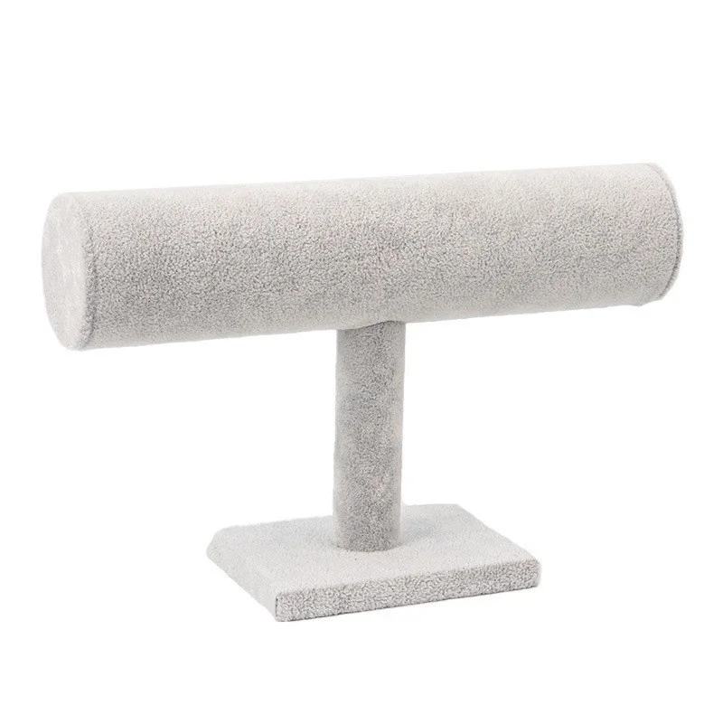 سلسلة مجوهرات هيرباند ساعة قلادة سوار عرض موقف حامل الرف T-bar سوار عرض موقف حامل ساعة العرض #6