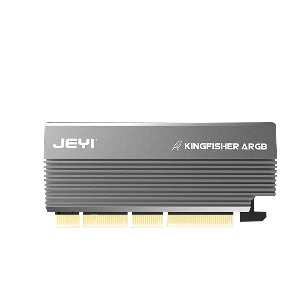 JEYI for PCIe 4.0 to NVMe M.2 بروتوكول محول بطاقة مع سبائك الألومنيوم المبرد ARGB مزامنة ل 2230 2240 2260 2280 متر. 2 NVME SSD
