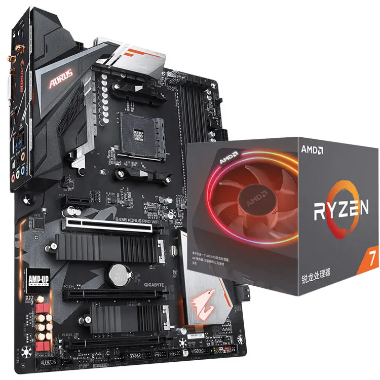 B450 AORUS PRO WIFI Used Motherboard with AM4 Socket support AMD Ryzen 5 7 3500X 3600 3600X 3700X 3800X Desktop CPU