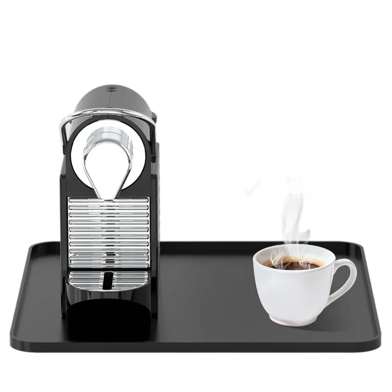 Silikonmatte mit Erhöhtem Rand für Kaffeemaschinen, Wasserdichter Arbeitsplatten-Schutz für Kaffeebereiter, Rutschfeste Küchengeräte-Matte
