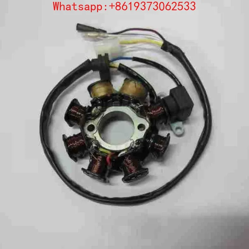 

Подходит для мотоциклов Zhongneng: катушка зажигания GY6 50-80CC, магнето-катушка 90 градусов