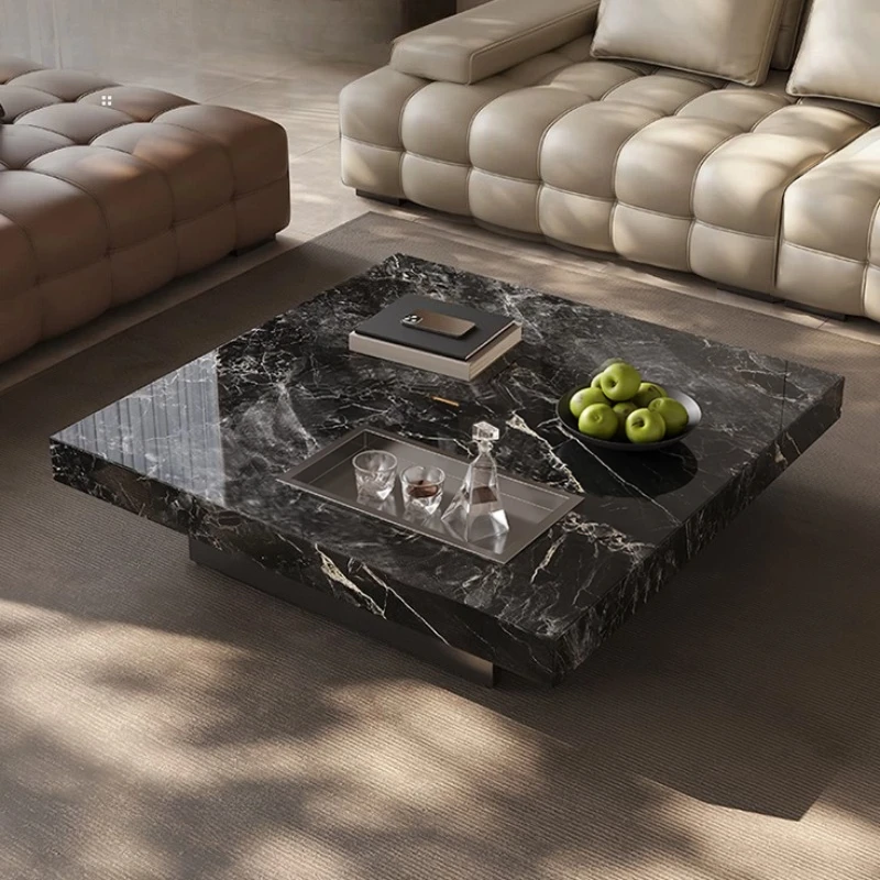 Modern Luxury Coffee Tables Funky Living Room Black Hotel Coffee Tables Side Decor Wohnzimmertisch Space Saving Furniture