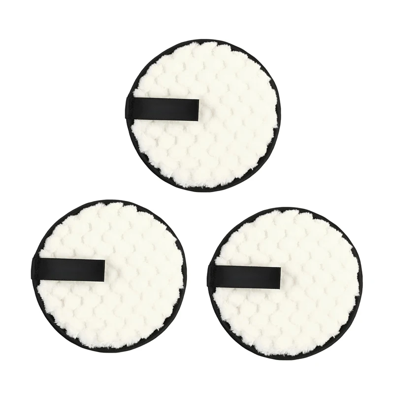 1/3pc 再利用可能なコットンパッドメイク落としパッドメイクアップワイプクロス洗えるコットン授乳パッドスキンケアツールスキンクリーニング