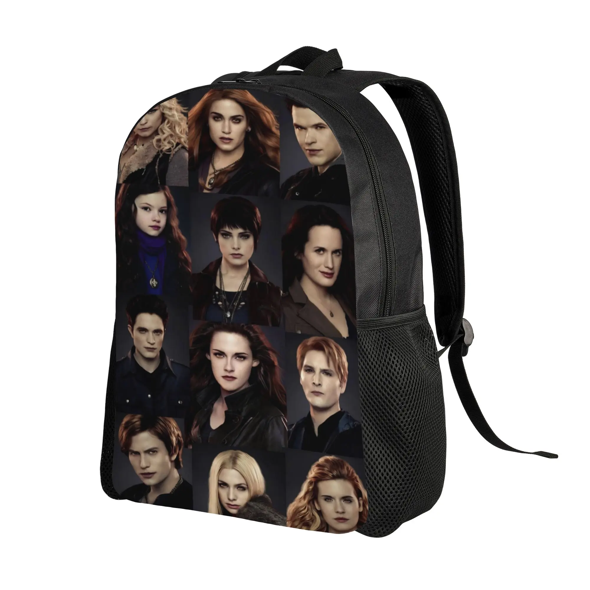 The Twilight Saga Movie Backpack for Men Women Casual High School Work Daypack Bella Edward Vampire Laptop Shoulder Bag Durable