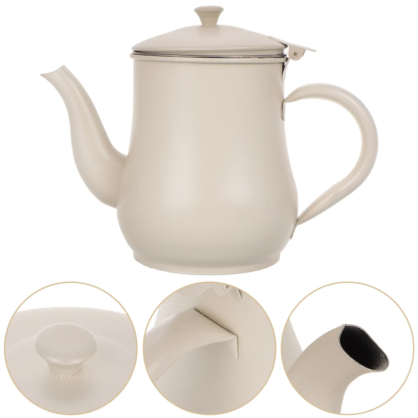 Stainless Steel Oil Filter Pot Built-in Fine Mesh Strainer Nonstick Grease Oiler Dispenser Container Kitchen Cooking Oil Keeper