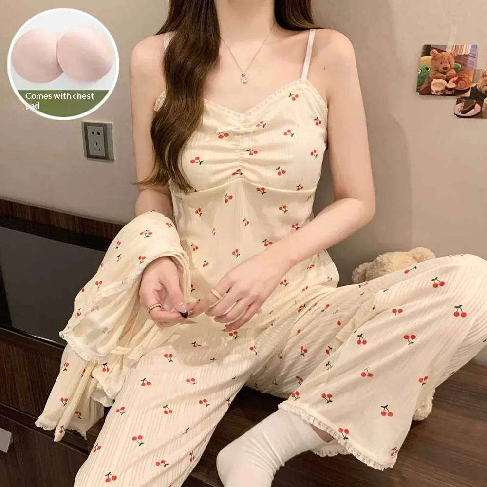 spring-autumn-women's-pajamas-set-long-sleeve-tank-top-long-pants-with-padded-bra-sweet-style-sleepwear-loungewear