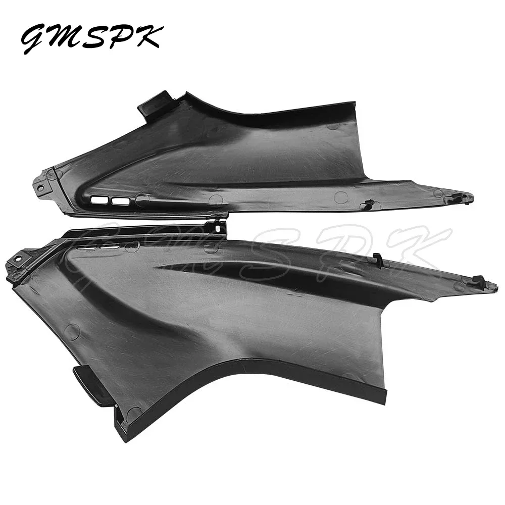 1 쌍 도색되지 않은 검은 색 오토바이 측면 공기 덕트 커버 페어링 부품 Yamaha YZF-R6 2003 2004 2005