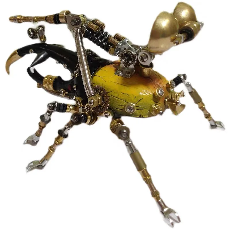 حشرة ميكانيكية ستيمبونك ، نموذج حشرات جيب كبير ، معدن يدوي الصنع ، حرف إبداعية ، هدية شخصية #2