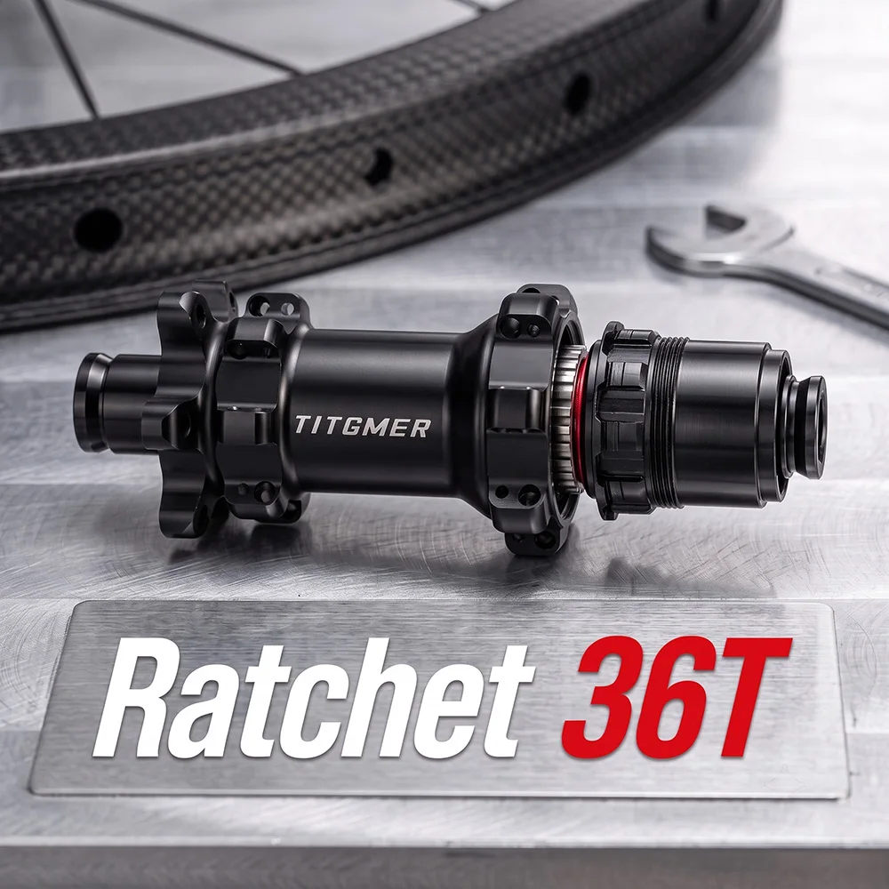 TITGMER Ratchet-Naben MTB 28-Loch Boost Straight Pull Naben 12x148 15x110 12x142 15x100 Steckachse Lautstarke Fahrradnaben – Detail 1