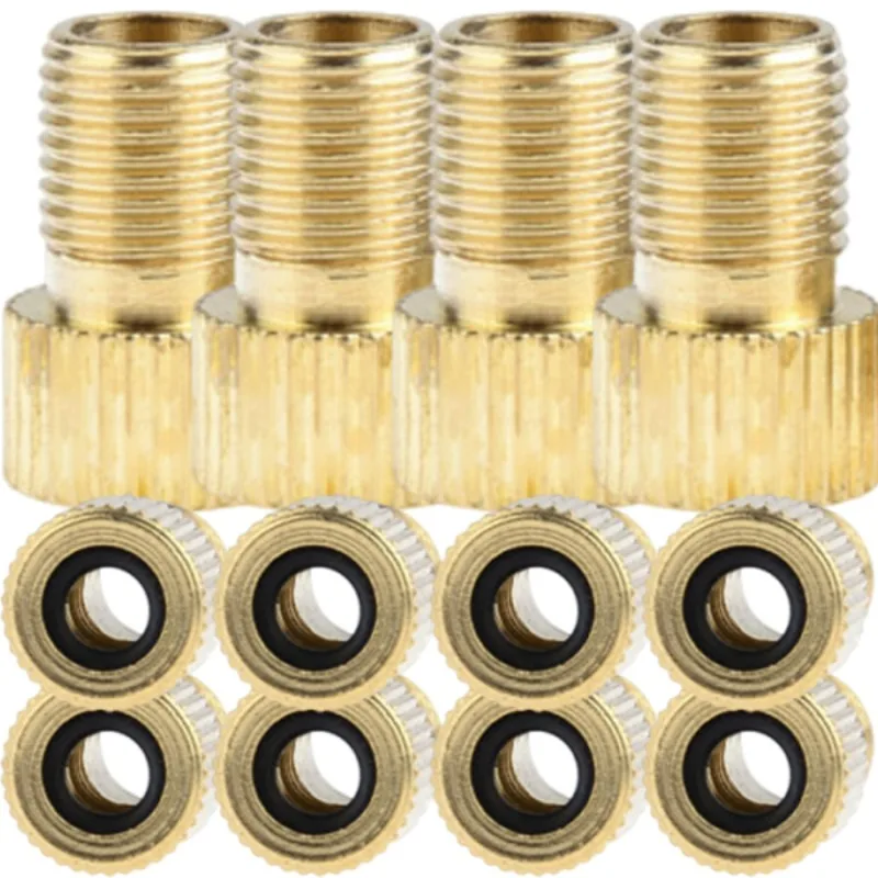 

8-2pcs Bicycle Valve Pump Adapter Bike Valve Converter Presta To Schrader Convert Nozzle Inflation Adaptor Bicycle Accessories