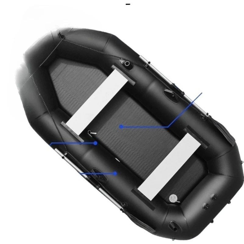 

Hard bottom thickened rubber inflatable under the net fishing boat kayak professional luya boat rescue boat wear-resis