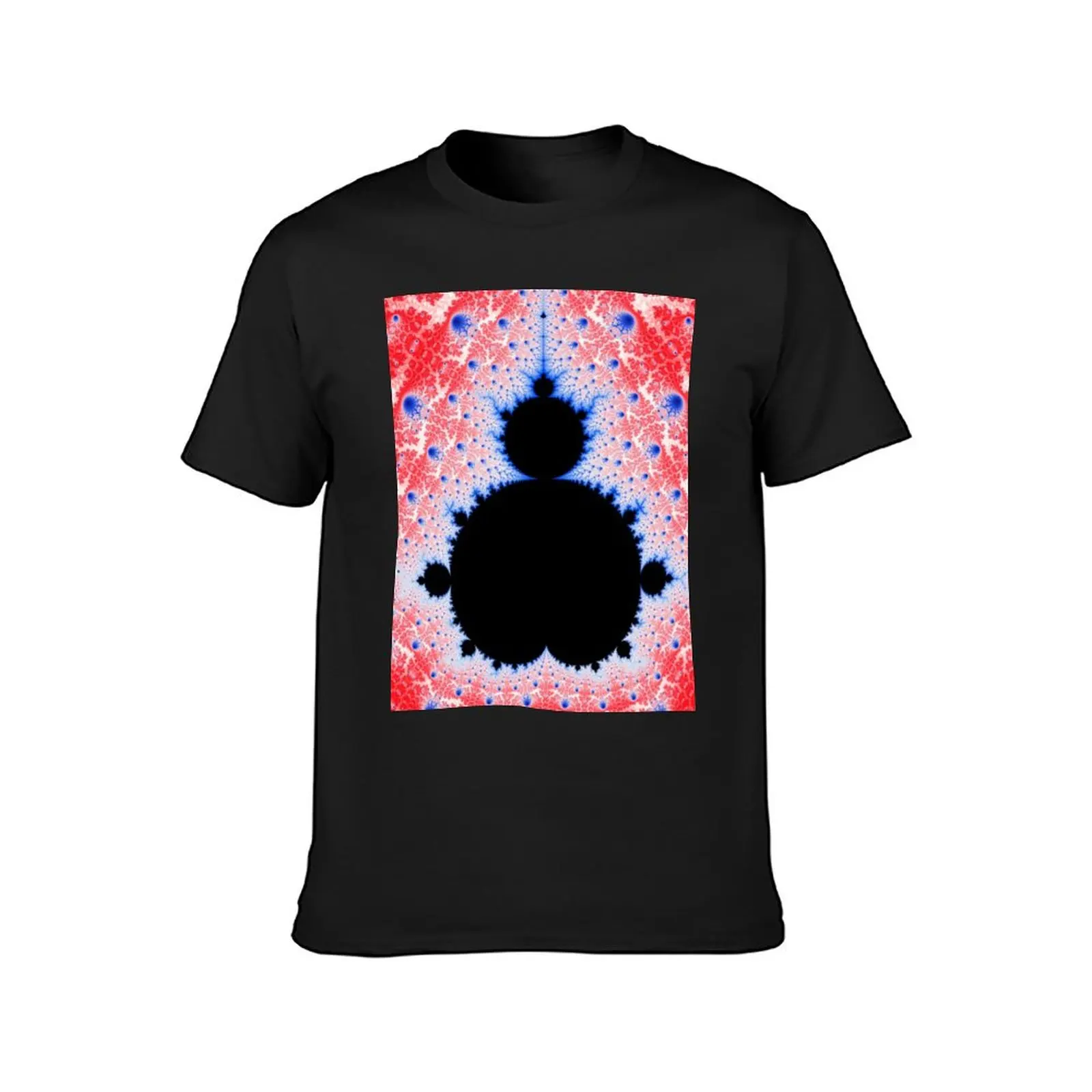 White Linear Mandelbrot funny A - line dress T-Shirt customs summer clothes cute tops tshirts for men