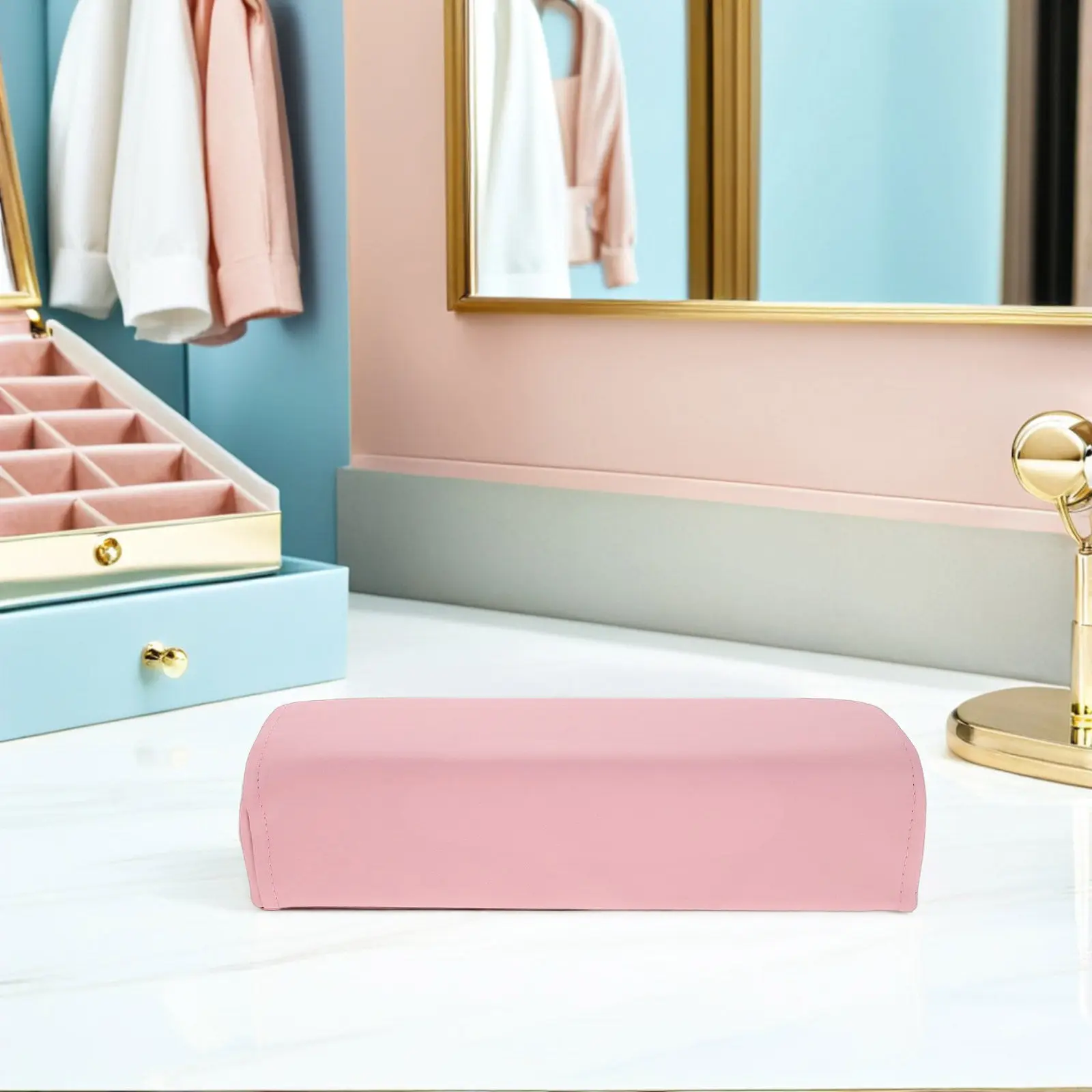 

Профессиональная подушка-подставка для рук из ПУ для маникюра, для салонов и домашнего использования, легко моется, удобная подушка для рук для нейл-арта