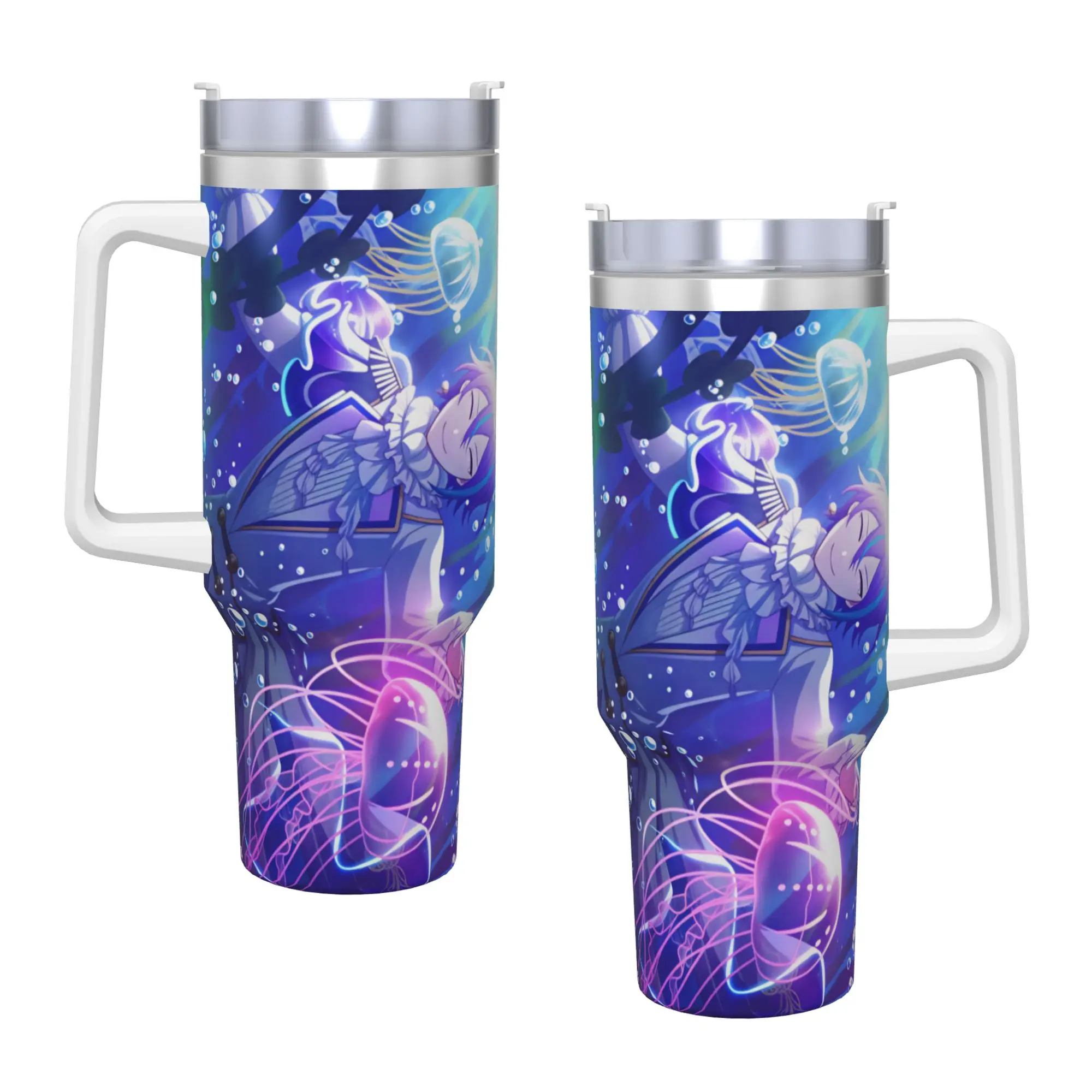 Project Sekai Rui Kamishiro Anime Game  Tumbler Drink Water Bottle Heat Preservation Stainless Steel Thermal Mug Beach Mugs Cup