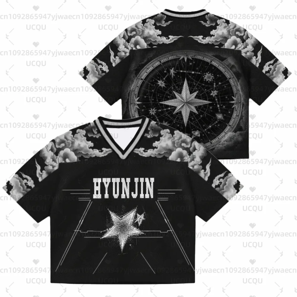 2026 Kpop Fans Support T-shirt FELIX Jersey Gift For Lovers Streetwear Plus Size Clothes Short Sleeve Tops T-shirt view 5