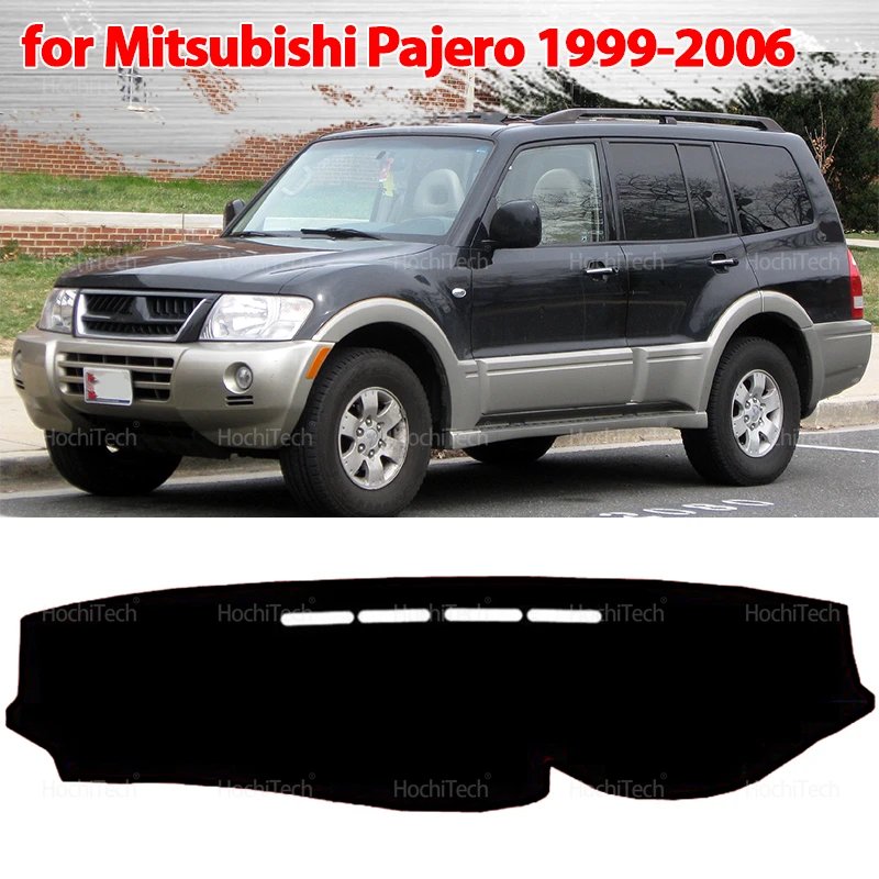 Чехол на приборную панель для Mitsubishi Pajero Shogun Montero V60 V73 V77 1999-2006, противоскользящая накладка, солнцезащитная подушка, нескользящие аксессуары