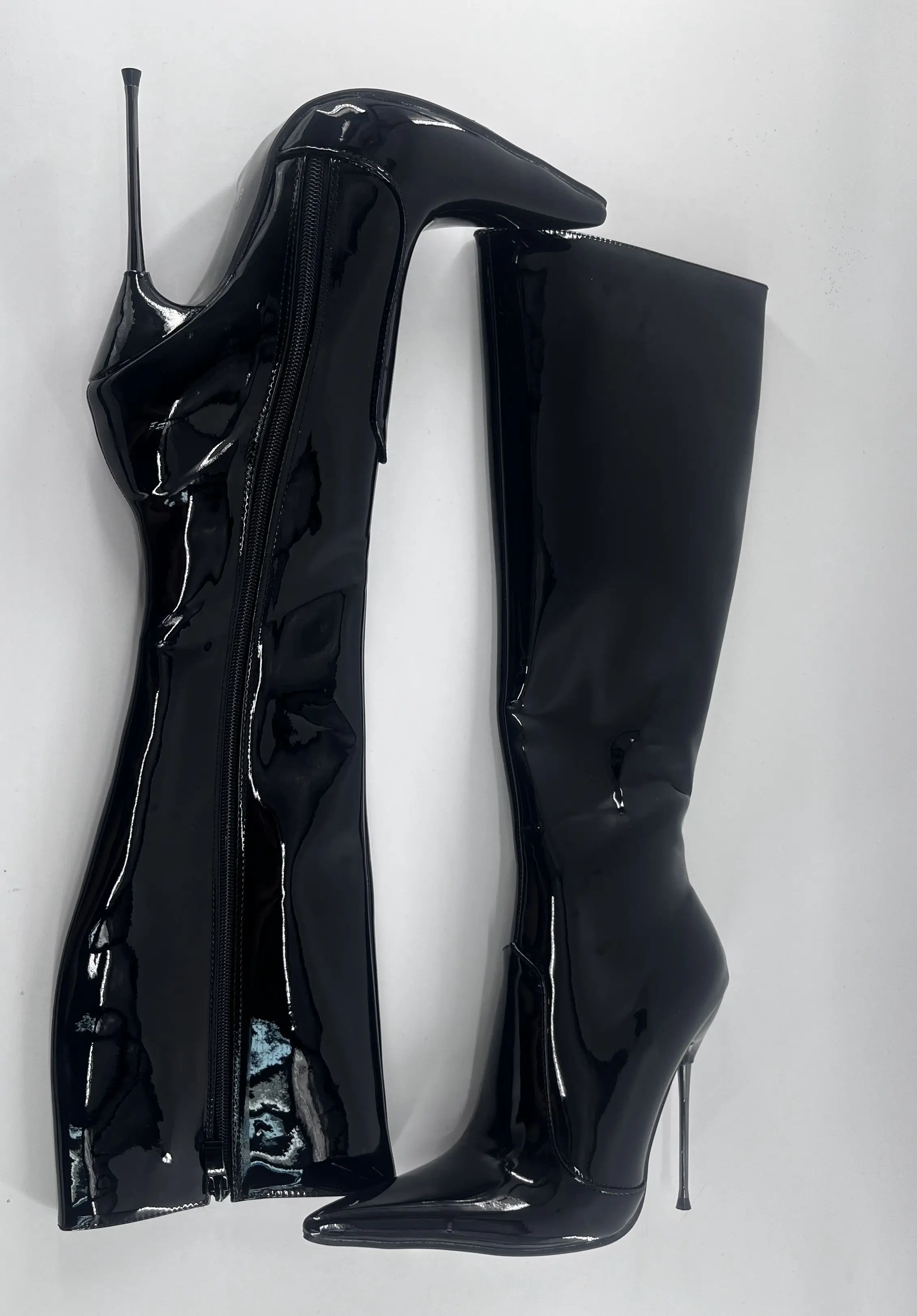 SEEK MATE  European and American Super High Heel Pointed Thin Heel Sexy Over Knee Boots Size 35-45