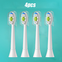 4-16pcs Replacement Toothbrush Heads Compatible with Philips Soft Replacement Electric Brush Head 4100 6500 6100 7500 5
