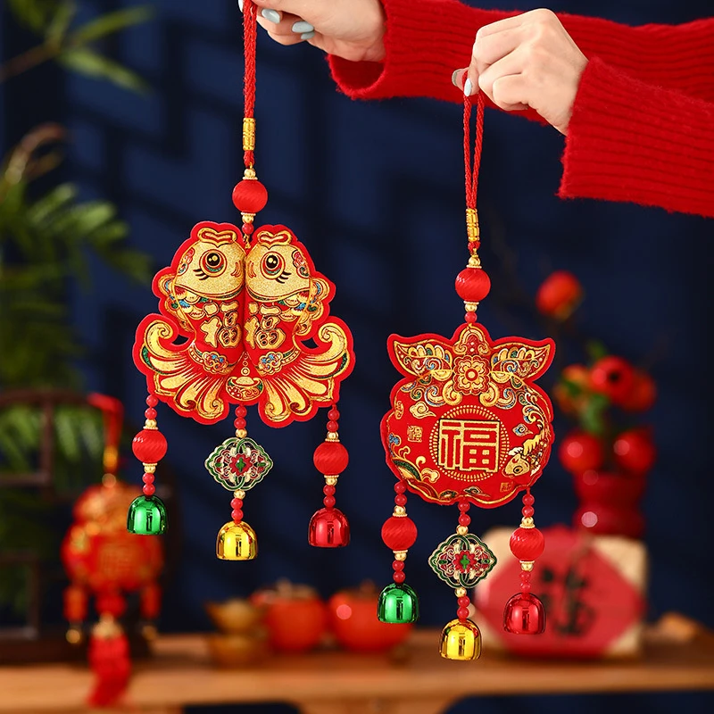 New Year Decoration Items Chinese Traditional Chinese New Year Hanging Strings Bell Hanging Decoration Spring Festival