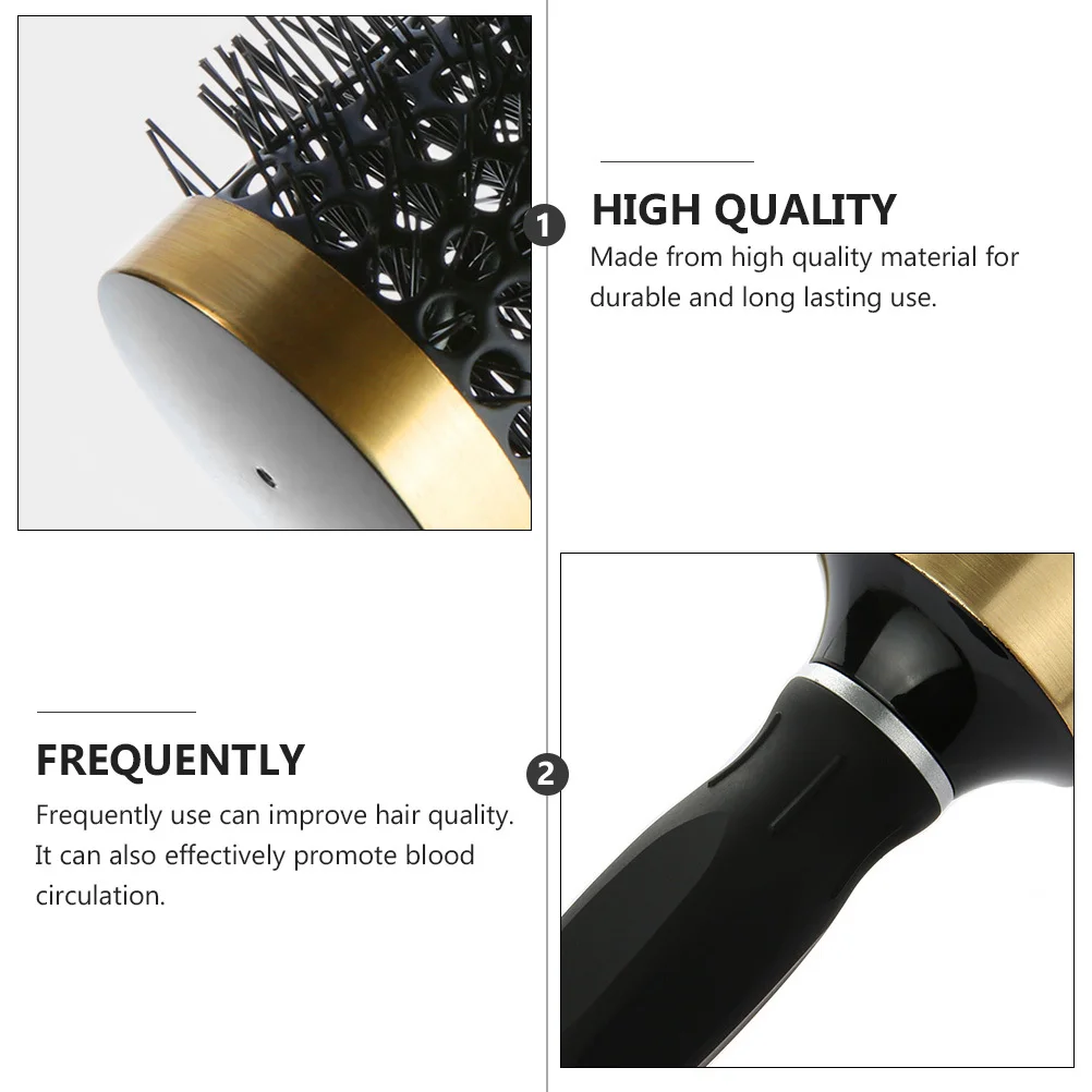 

Расческа для завивки волос, профессиональный инструмент для укладки, легкая портативная роликовая щетка для домашнего использования в салоне, парикмахерская расческа