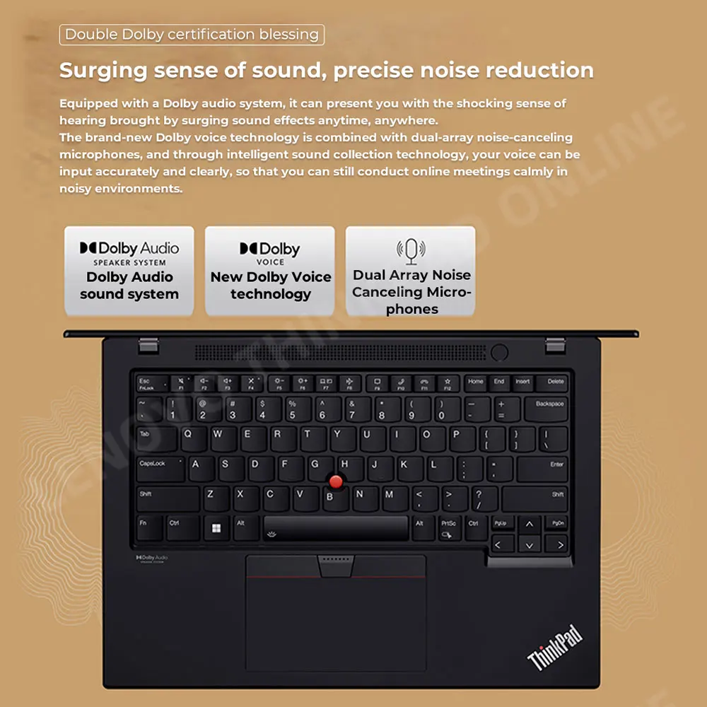 Lenovo Laptop ThinkPad T16 2023 13. i5-1340P vPro/i7-1360P vPro HUD/Xe 16G/32GB RAM + 512GB/1T SSD 16-Zoll FHD IPS Notebook PC